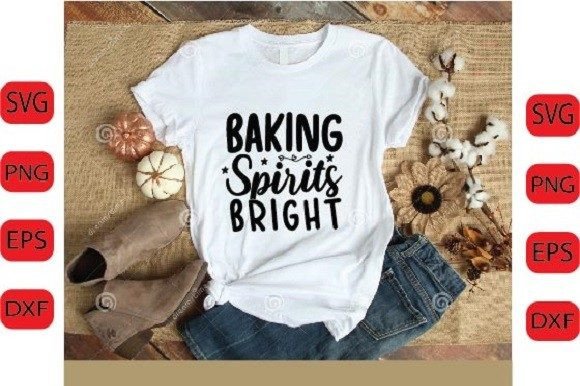 Baking Spirits Bright SVG Design for Graphics and Crafts