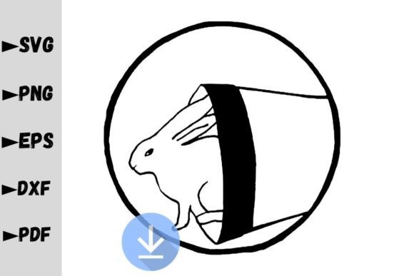 Bunny in Bag SVG