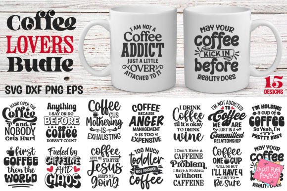 Coffee Svg Bundle for Blogs and Graphics
