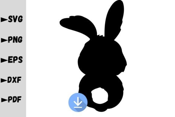 Easter Bunny SVG for Graphics and Crafts
