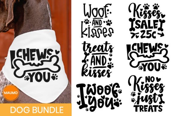 Funny Dog Valentine SVG Quotes Bundle for Crafts and Graphics