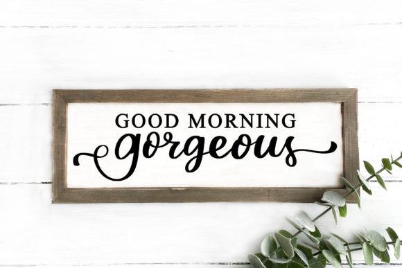 Good Morning SVG Bathroom Sign: A Graphic Asset for Crafts and Branding