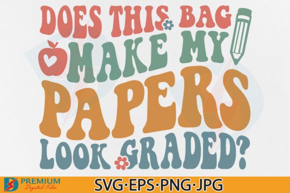Teacher Tote Bag SVG for Crafts and Graphics Projects