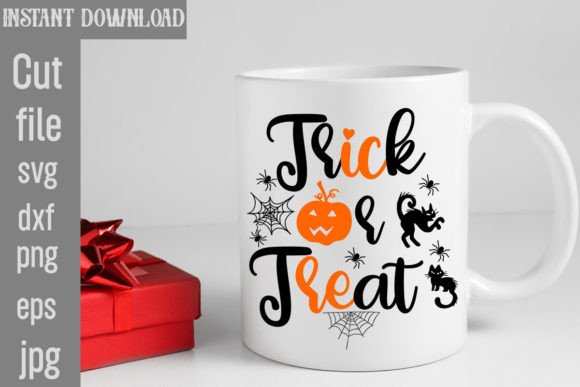 Trick or Treat SVG Cut File: A Crafts Graphic for Seasonal Selling